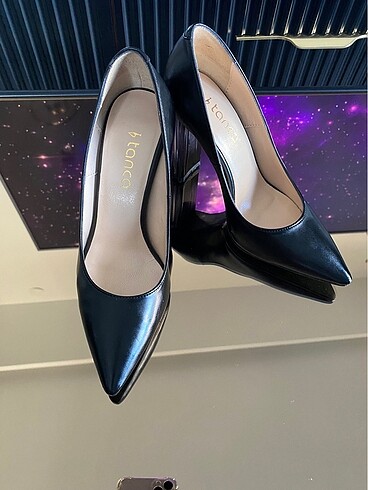Kemal Tanca Kalın Topuk Stiletto - Görsel 2