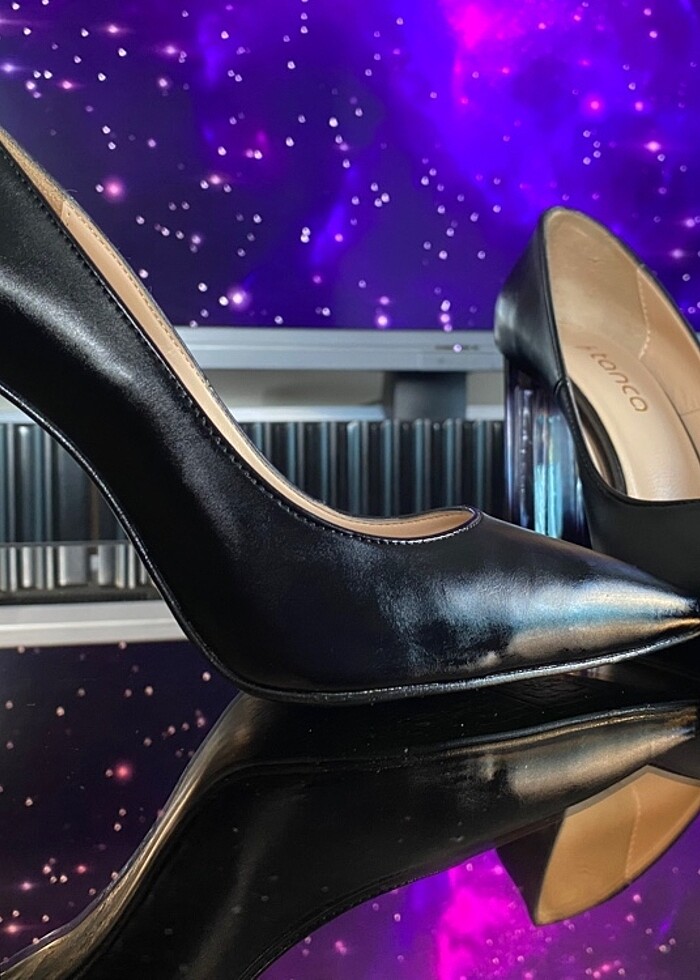 Kemal Tanca Kalın Topuk Stiletto - Görsel 3