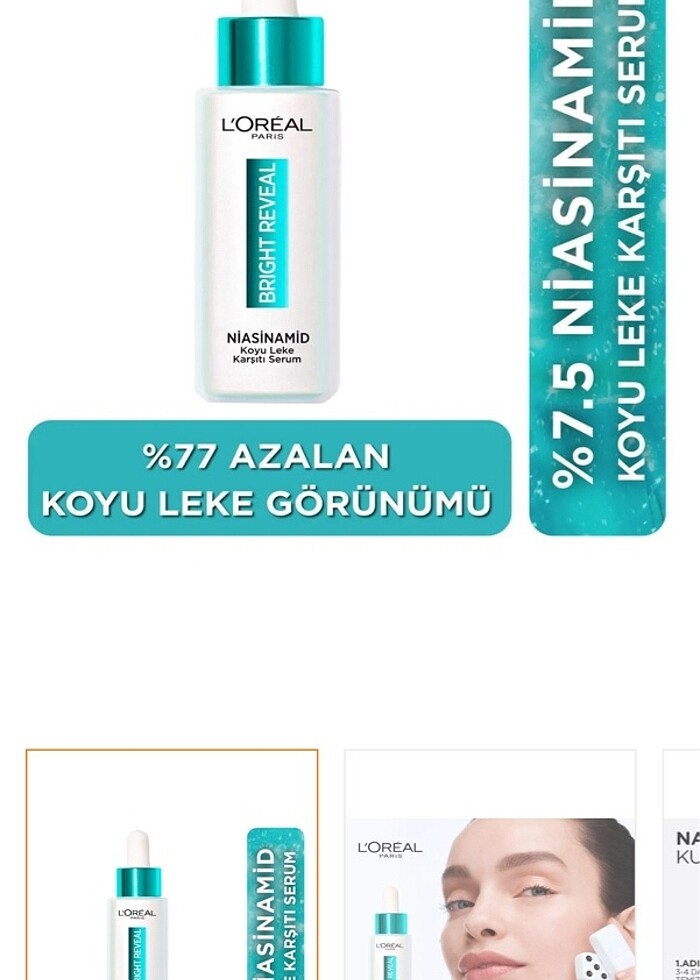 Loreal Paris Bright Reveal yenileyici Peeling Serum - Görsel 2