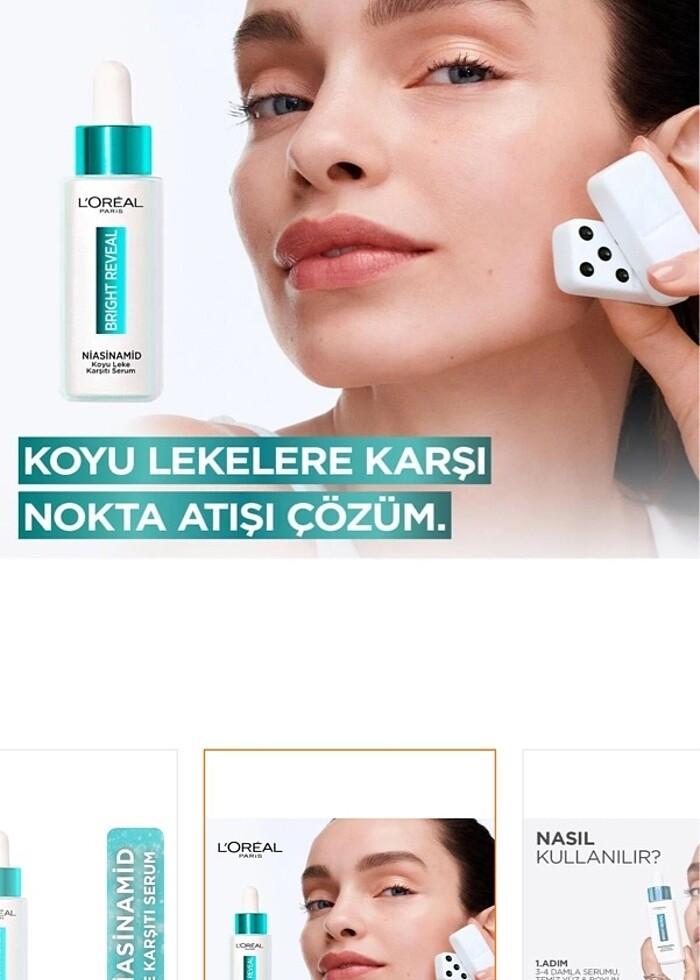 Loreal Paris Bright Reveal yenileyici Peeling Serum - Görsel 3