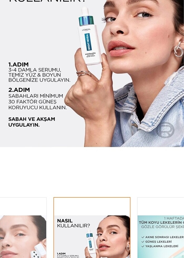Loreal Paris Bright Reveal yenileyici Peeling Serum - Görsel 4