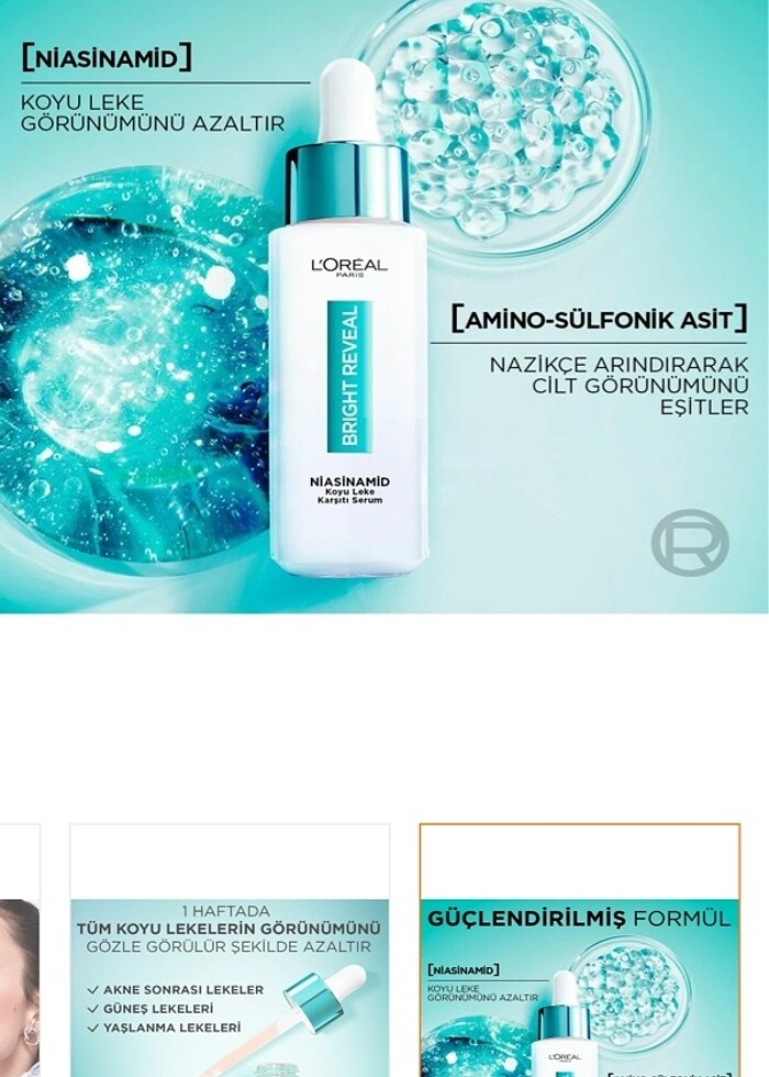 Loreal Paris Bright Reveal yenileyici Peeling Serum - Görsel 5