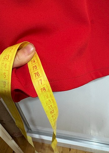 Kırmızı Mini Elbise - Görsel 5