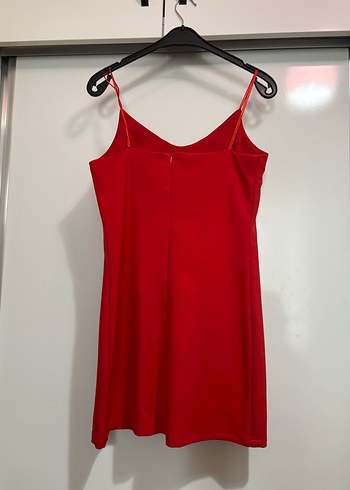 Kırmızı Mini Elbise - Görsel 3