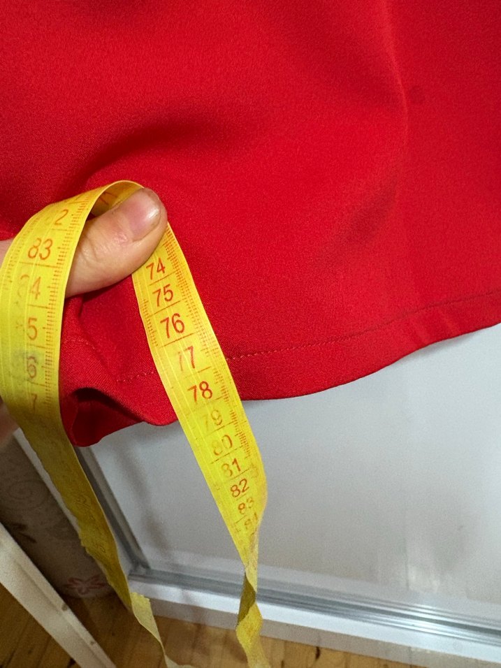 Kırmızı Mini Elbise - Görsel 5