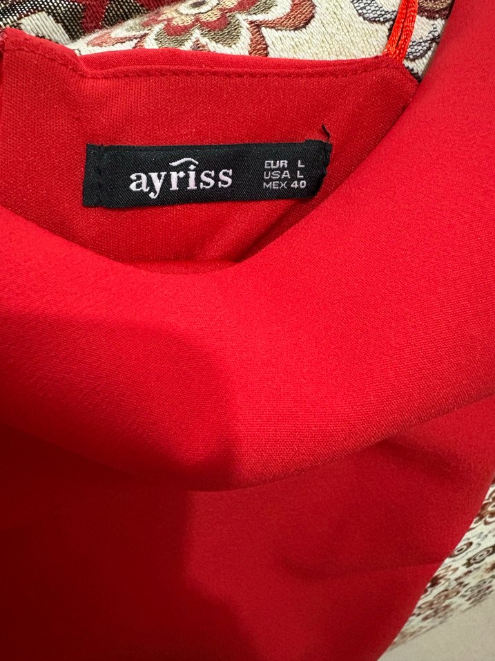 Kırmızı Mini Elbise - Görsel 4