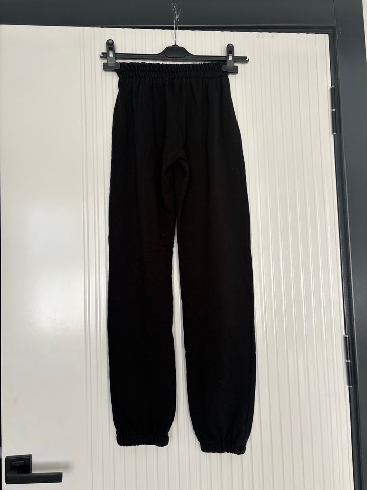 Siyah Rahat Kesim Kadın Eşofman Altı - Görsel 2