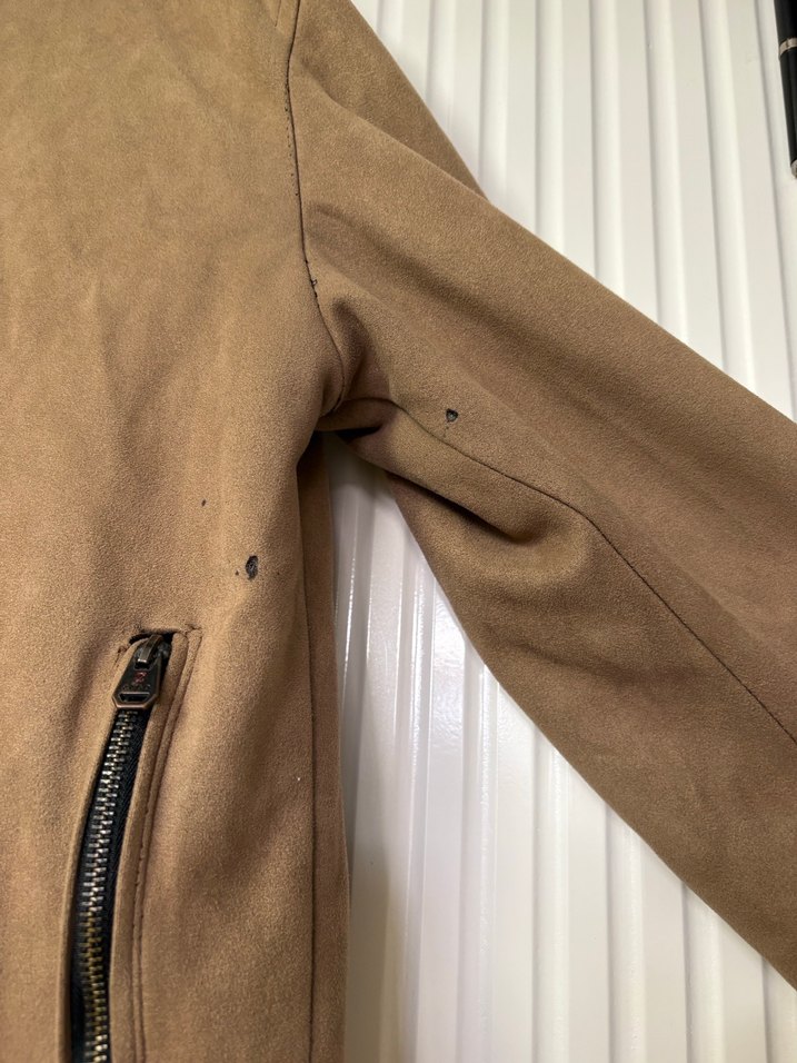 Süet Fermuarlı Erkek Ceket - Görsel 3