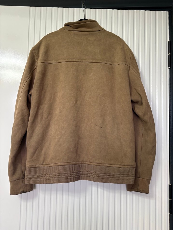 Süet Fermuarlı Erkek Ceket - Görsel 2