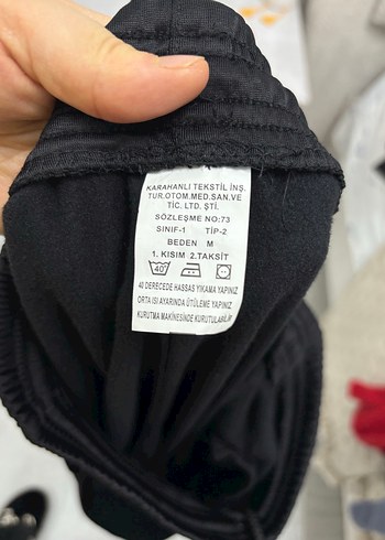 Siyah Erkek Eşofman Altı - Görsel 6
