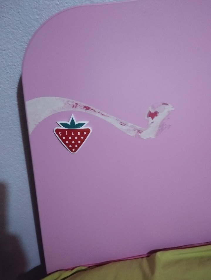 Çilek Marka Pembe Genç Yatak - Görsel 3