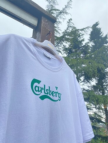 Carls Oversize Beyaz T-Shirt