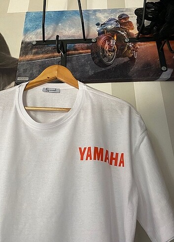 Yamaha beyaz oversize t-shirt 
