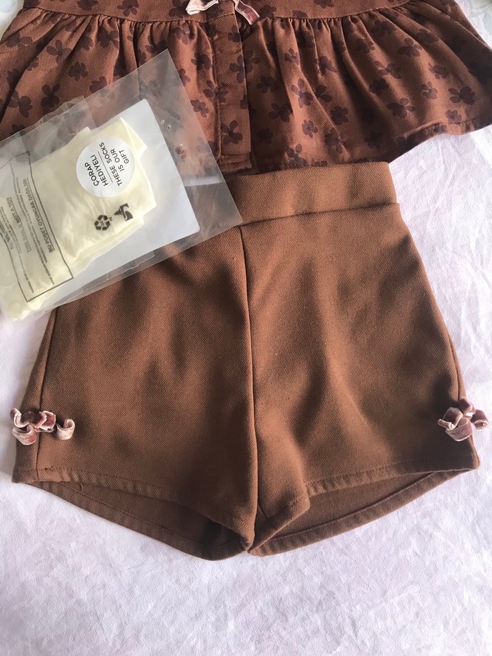 Mavi Askılı Bebek Kız Takım - Görsel 3