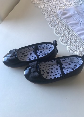 Kız Çocuk Siyah Fiyonk Detaylı Babet - Görsel 4