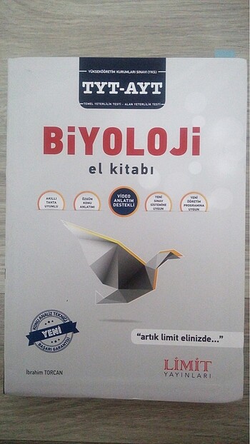 Limit Yayınları TYT AYT Biyoloji el kitabı