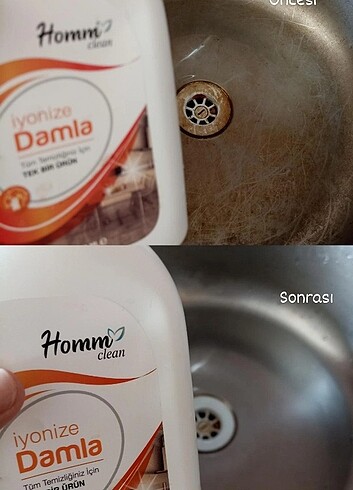  HOMM CLEAN İYONİZE DAMLA 