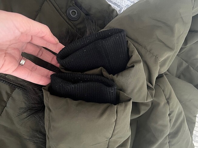 Colins mont kaban kapişonlu asker yeşili - Görsel 7