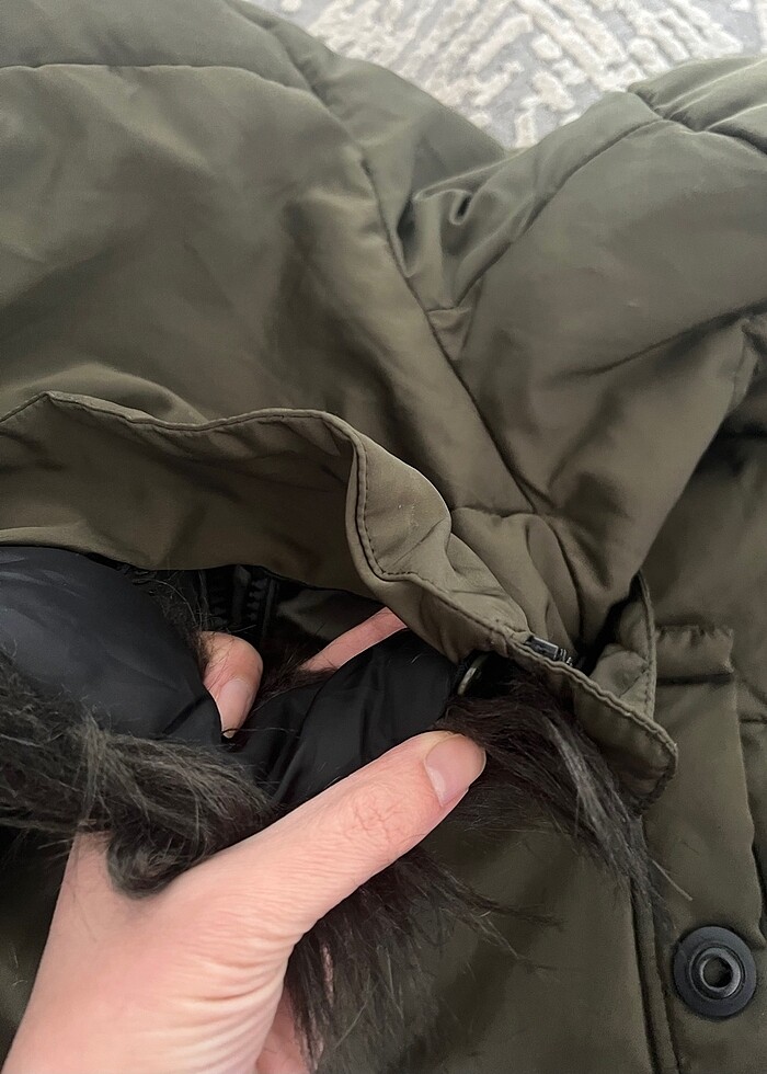 Colins mont kaban kapişonlu asker yeşili - Görsel 5