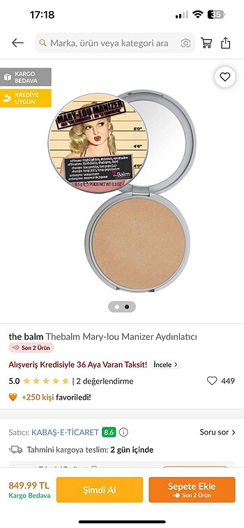 The balm mary-lou manizer aydınlatıcı - Görsel 5