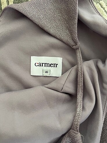 CARMEN uzun abiye önden yırtmaçlı elbise - Görsel 10