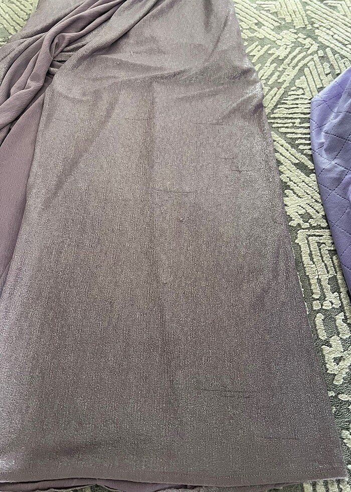 CARMEN uzun abiye önden yırtmaçlı elbise - Görsel 5