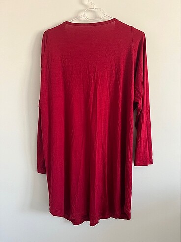 Kırmızı penye tunik - Görsel 3