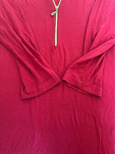 Kırmızı penye tunik - Görsel 7