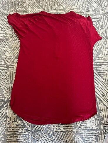 Kırmızı penye tunik - Görsel 8