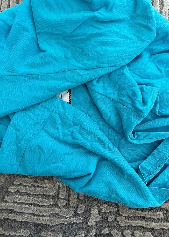 Üst penye uzun kollu gecelik - Görsel 5