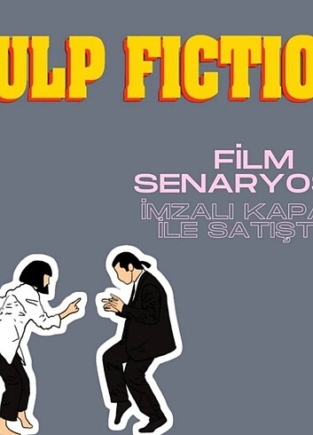 Pulp fiction senaryosu imzalı kapağıyla satışta 