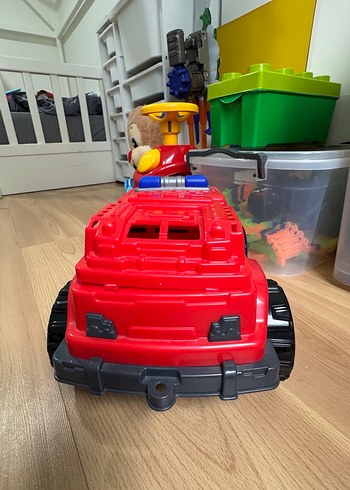 Kırmızı İtfaiye Oyuncak Arabası 112 - Görsel 7