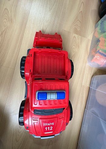 Kırmızı İtfaiye Oyuncak Arabası 112 - Görsel 4