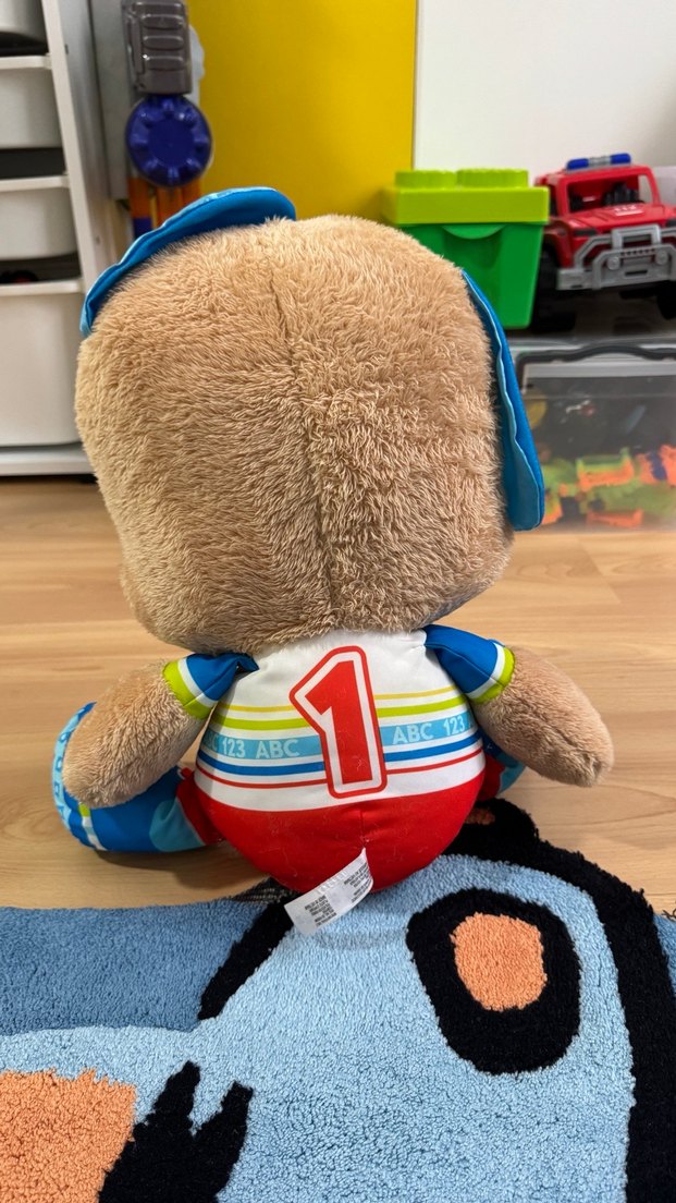 Eğitici Renkli Peluş Köpek Oyuncak - Görsel 3