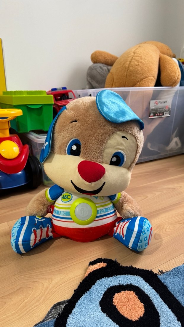 Eğitici Renkli Peluş Köpek Oyuncak - Görsel 2