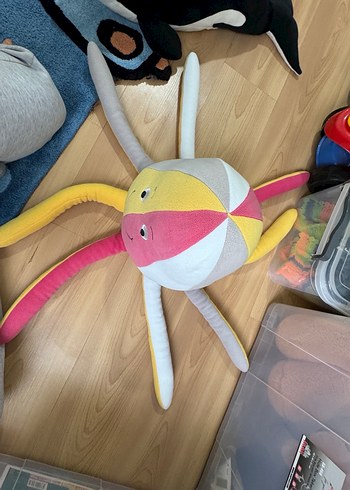 Renkli Uzun Kollu Ahtapot Peluş Oyuncak - Görsel 2