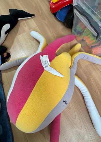 Renkli Uzun Kollu Ahtapot Peluş Oyuncak - Görsel 3