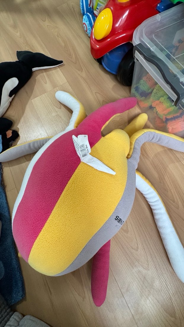 Renkli Uzun Kollu Ahtapot Peluş Oyuncak - Görsel 3