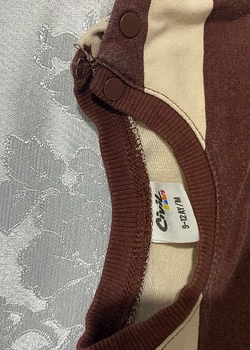 Kahverengi Çizgili Erkek Sweatshirt - Görsel 3