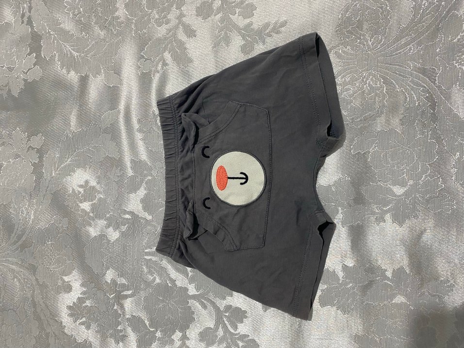 Düğmeli Gri Erkek Çocuk Şortu - Görsel 2