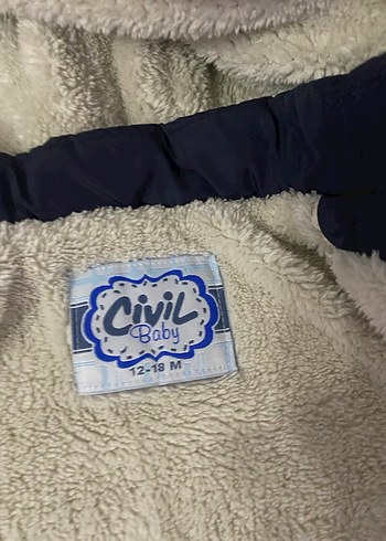 Erkek Çocuk Lacivert Kürklü Kapüşonlu Mont - Görsel 5