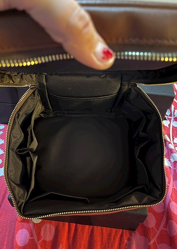 Sephora SEPHORA Kahverengi Deri Kadın Makyaj Çantası