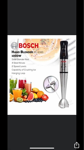 Bosch Blendır 1000 volt?