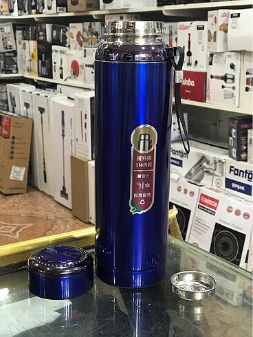 1 litre içi dişi paslanmaz Çelik termos
