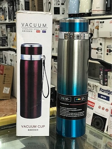 1 litre İçi dışı paslanmaz çelik termos?
