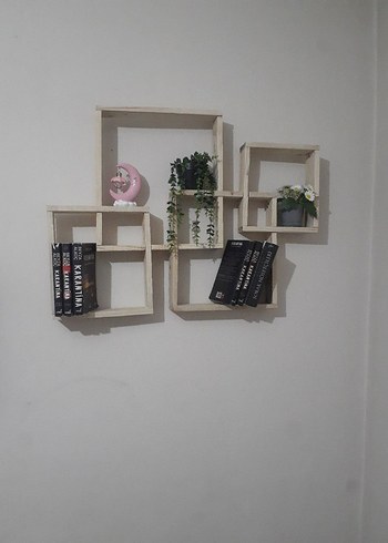 Beyaz Duvar Rafları Seti