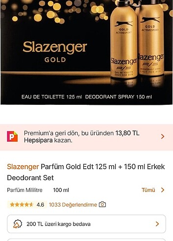 Orijinal Slazenger parfüm deodorant set bu fiyata yok 