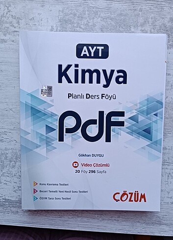 AYT Kimya Planlı Ders Föyü 