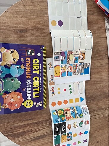 Beden Dikkat geliştirme cırtlı kitap