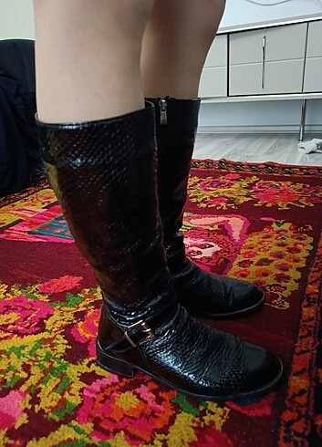 Diğer kadın güneşOrjinal deri çizme bot içi tüylü